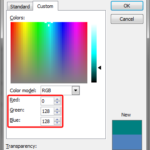 Working with RGB Colors in PowerPoint 2010 for Windows