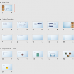 Viewing Sections in PowerPoint 2016 for Windows