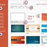 Presentation Gallery in PowerPoint 2016 for Windows
