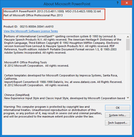 PowerPoint 2013 for Windows