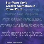 Star Wars Style Credits Animation in PowerPoint