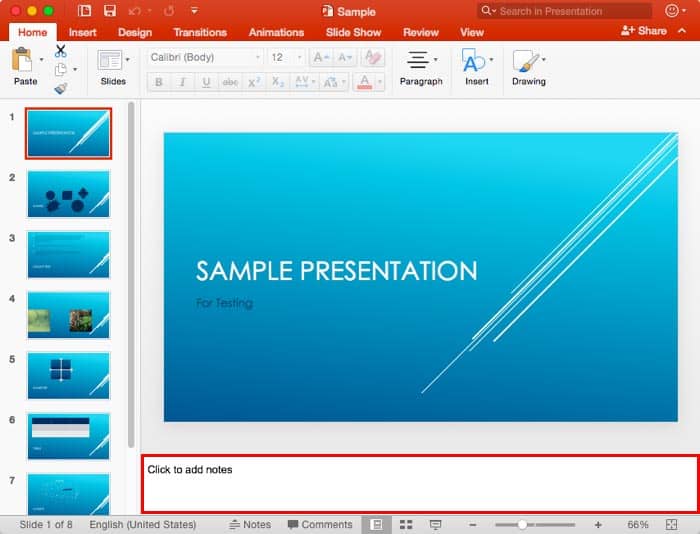 how to save powerpoint with notes as pdf on mac