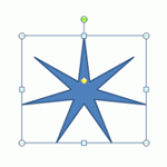 Manipulating Shapes by Dragging Diamonds in PowerPoint 2010 for Windows