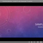 Slide Show View in PowerPoint 2016 for Windows