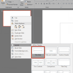 Change Slide Layout in PowerPoint 2016 for Windows
