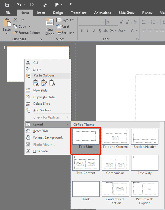 changing slide master in powerpoint