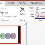 Hide/Unhide Slides in PowerPoint Online