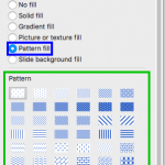 Add Pattern Fills to Shapes in PowerPoint 2016 for Mac