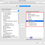 Reset, Export, and Import QAT Customizations in PowerPoint 2016 for Mac