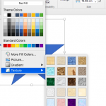 Add Texture Fills to Shapes in PowerPoint 2016 for Mac