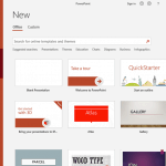 Presentation Gallery in PowerPoint 365 for Windows