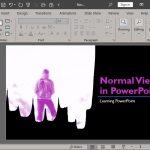 Normal View (Editing View) in PowerPoint 365 for Windows