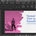 Normal View (Editing View) in PowerPoint 365 for Mac