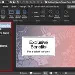 Outline View in PowerPoint 365 for Mac