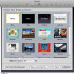 Choose a Keynote theme