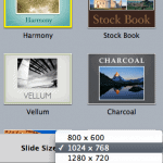 Slide Size in Keynote