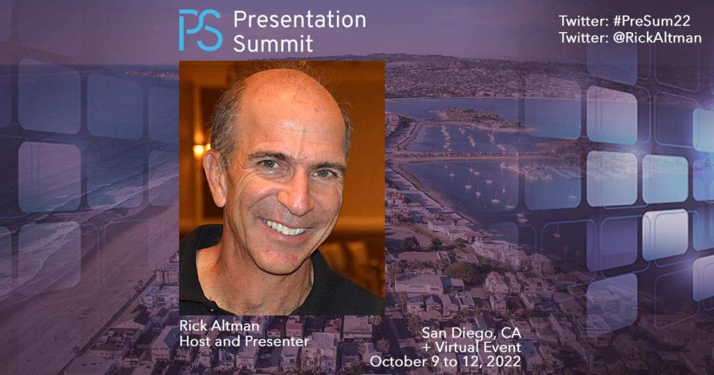 Presentation Summit 2022: Conversation with Rick Altman