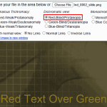 Running Color Blind Test Using Images Exported from PowerPoint