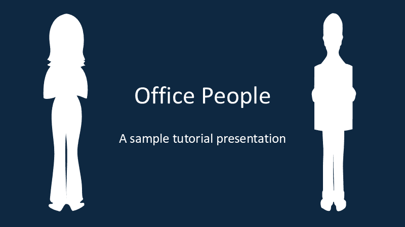 Office People Silhouettes