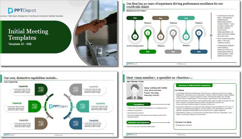 PPTDepot Slides Emerald